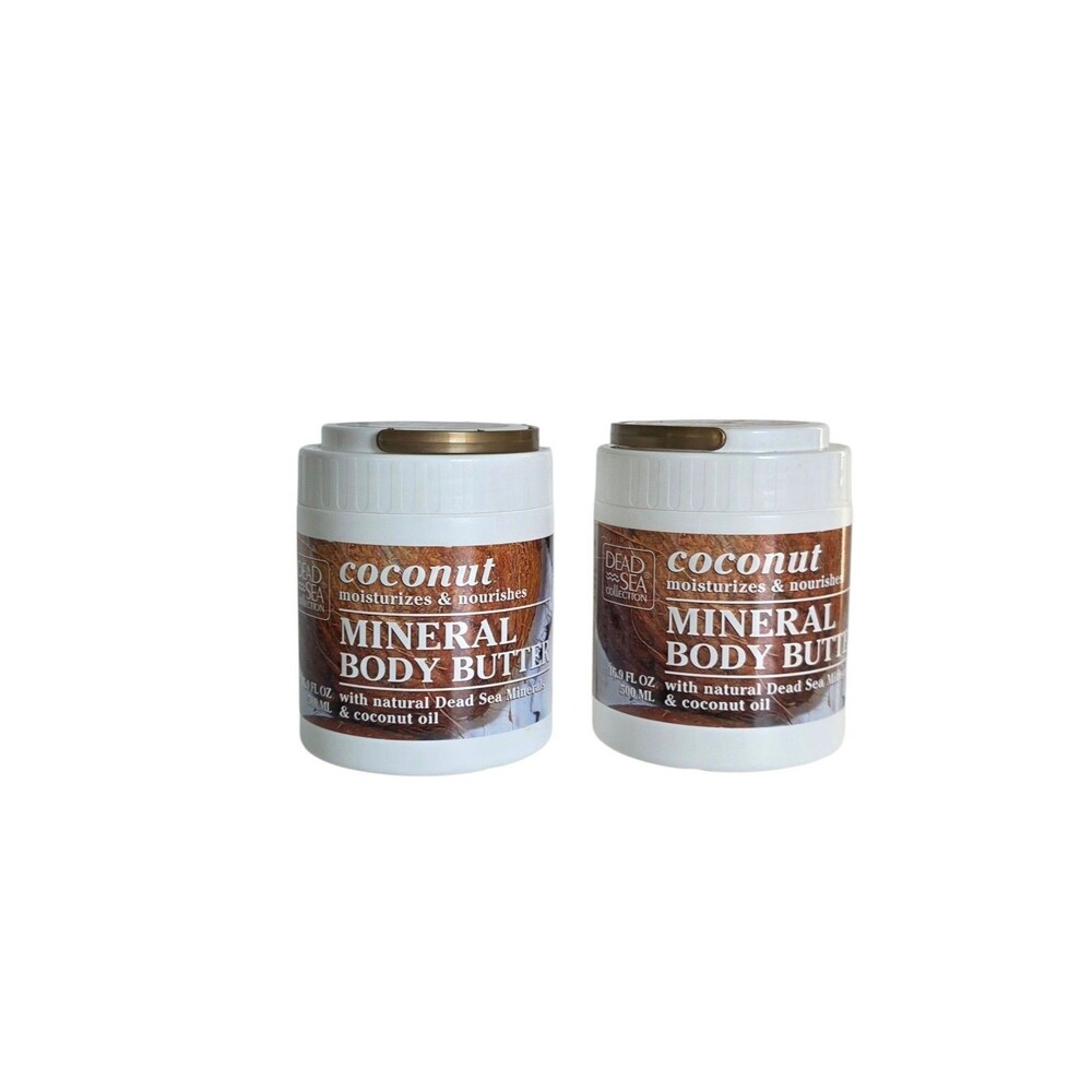 Dead Sea Collection Coconut Mineral Body Butter 16.9 ~2 Pack